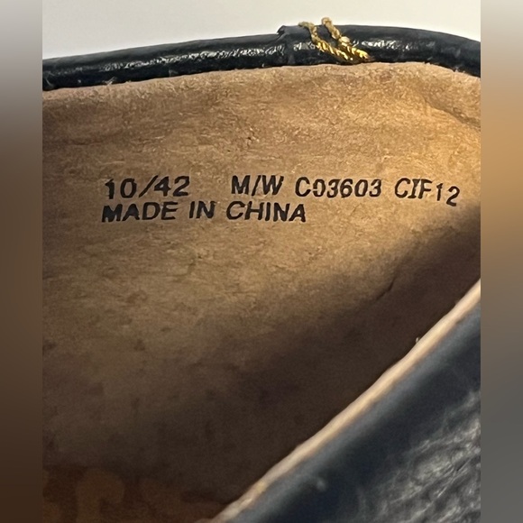 NWOT - b.o.c Leather Slide On Clog Style Shoes w. Block Heels - Black - Sz 10 - Picture 12 of 13